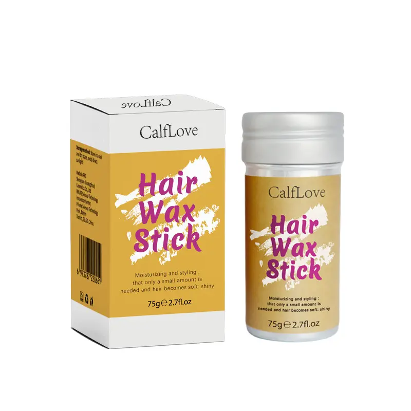 Hair Wax Stick, Wax Stick for Hair Wigs Edge Control Slick Stick Hair Pomade Stick Non-greasy Styling Wax for Fly Away & Edge Frizz Hair, Small Broken Hair Fine Hair Finishing Stick