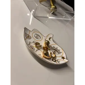 Evil Eye Jewelry Plate {Gold}