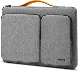 tomtoc 360 Protective Laptop Sleeve for 15-inch New MacBook Air M3/A3114 M2/A2941 2024-2023, 15 Inch Surface Laptop 5/4, Dell XPS 15 Plus, MacBook Pro (A1990 A1707), Water-resistant Accessory Bag Case