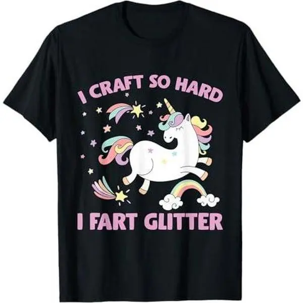 Unicorn Crafter Scrapbooking lover Handcrafting Hobby T-Shirt