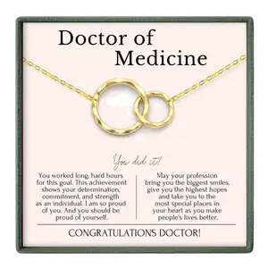 Doctor of Medicine Graduation Gift - New MD Necklace