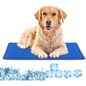 Summer Pet Cooling Gel Ice Pad, 1pc Dog Cat Cool Mat, Comfortable Sponge Cushion, Ideal for Hot Weather, Easy Clean, Durable Design