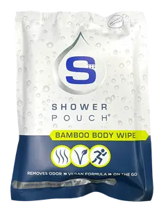 ShowerPouch Body Wipes | Replaces a Shower on the Go | No Water Needed | Scented and Unscented | For sensitive skin