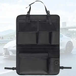 Multi-Pocket Backseat Organizer for SUVs and Trucks - Durable Oxford Cloth Storage Bag with Random Zipper Direction, Ideal Gift for Men, SUV Storage Solution|Organized Storage|Sturdy Construction, Car Interior Accessory, Car Storage