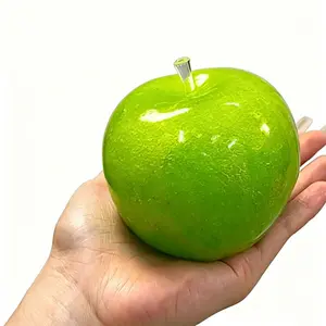 Green Apple Squishy Stress Balls Sensory Fidget Toy, Handmade Green Apple Mochi Ball, Soft Fidget Toy for Stress Anxiety Relief, Gift for Birthday Party Favors