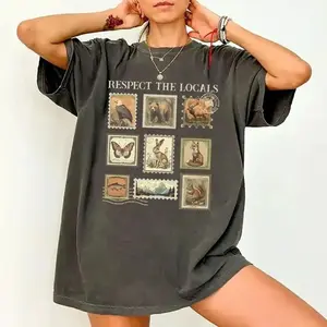Comfort Colors Respect the Local Wildlife T-shirt – Vintage Nature Lover Tee, Animal Lover Shirt, Protect National Parks Gift