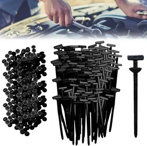 Nylon Cable Tie Buckle, Nylon Universal Cable Tie, Heavy Duty Self-Locking Nylons Zip Ties Holder, Multipurpose Plastic Cable Ties Tool For Car Daily Repair (50/100PC)