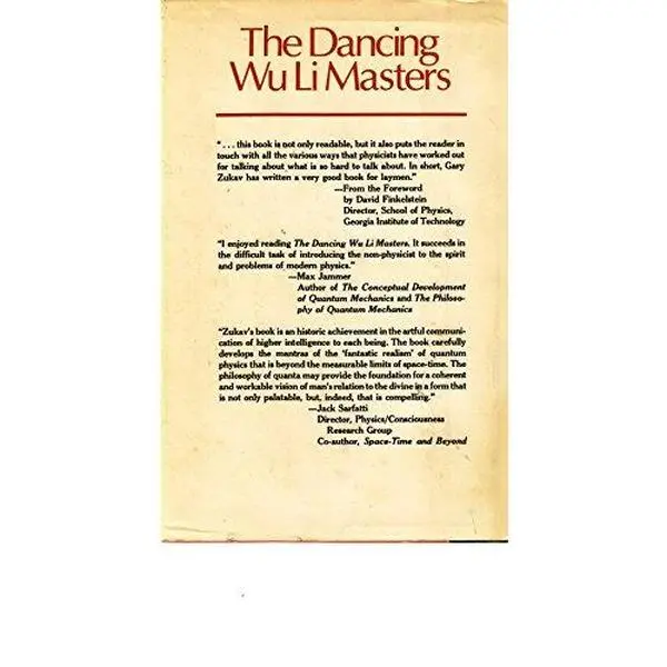 USED-The Dancing Wu Li Masters: An Overview of the New Physics by Gary Zukav (Hardcover)
