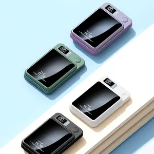 Fast Charging 10kmAh Magnetic Power Bank, Ultra-Thin for iPhone 15/14/13/12, iPad & AirPods Ultra-Thin Mini battery pack for mobilephone