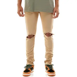 KNB3119 Tan | KDNK Tan Skinny Stretch Jeans
