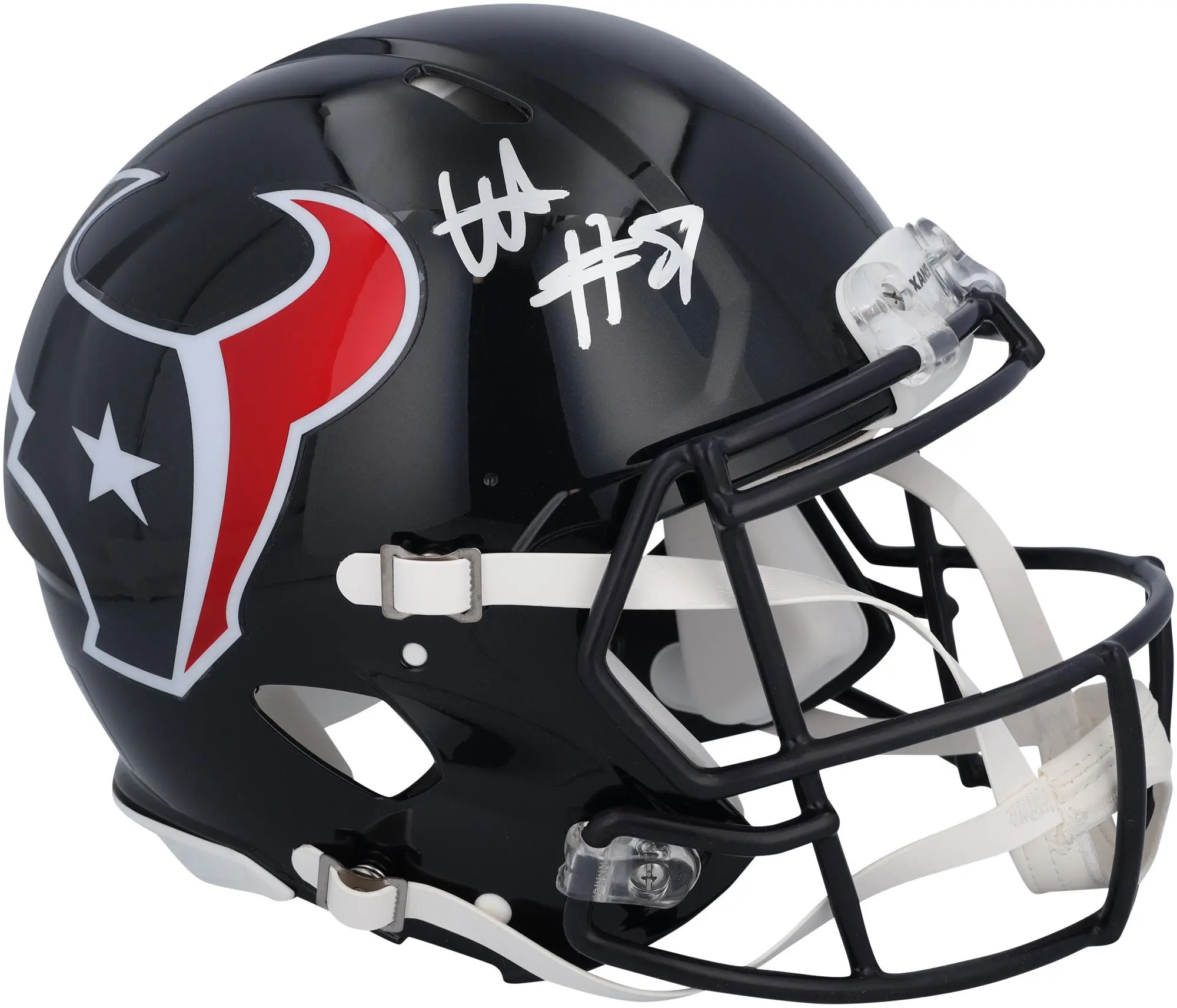 Will Anderson Jr. Houston Texans Autographed 2024 Alternate #2 Speed Authentic Helmet - Fanatics Authentic Certified