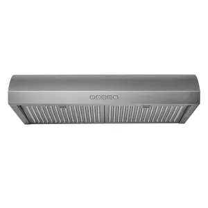 Hauslane Range Hood 30 Inch, Hood Vent for Kitchen | Low Noise Performance, LED Lamp, Stainless Steel Ducted or Ductless, Kitchen Range Hood UC-B018