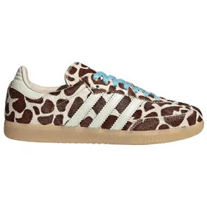 adidas Samba OG Giraffe Print Crystal Linen KI6669 Women's Fashion Shoes New