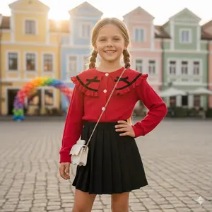 Girls' Capybara Sweatshirt with Adorable Bubble Tea Graphic Ultra-Soft Crewneck Pullover for Cozy Fall Fashion School Outfits Everyday Wear Viral Kids Fashion for Capybara Lovers