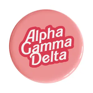 Alpha Gamma Delta Dreamhouse Sorority Button