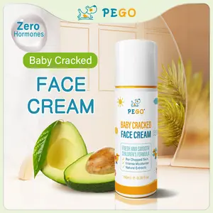 Baby Cracked Skin Moisturizing Face Cream, Daily Facial Moisturizer, Hydrating and Nourishing, Prevents Dryness and Cracking, Natural, Safe, Suitable for Babies and Kids, 3.38 oz.