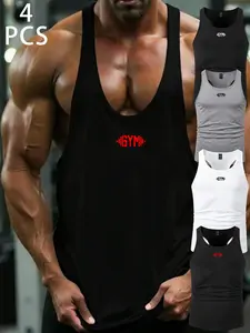 Muscle Fit Gym Stringer Tank Top | Sleeveless Workout ShirtVersatile Bodybuilding Vest for Gym & Daily Wear Gym Wear