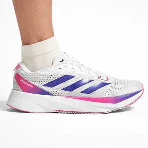 Adidas Men's White/Blue/Fuchsia Adizero SL Sneakers, GV9095 (No Box)