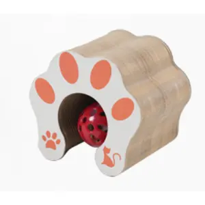 Accordion-style Cat Scratching Board: A magical, foldable toy made of corrugated cardboard that doesn’t shed. Perfect for self-entertainment, it’s durable for cats to scratch their paws on