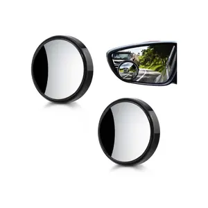 reversing rearview mirror suction cup reversing small round mirror 360 degree adjustable large field of view auxiliary wide angle blind spot mirror