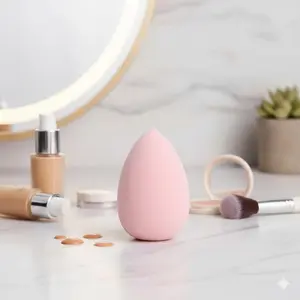 Multi-Shape Makeup Sponge: Blend Liquid, Cream & Powder Foundations. Achieve Flawless, Seamless Coverage, Reduce Cakey Look. Perfect for Beginners to Pros. Essential Foundation Tool for Smooth Application.