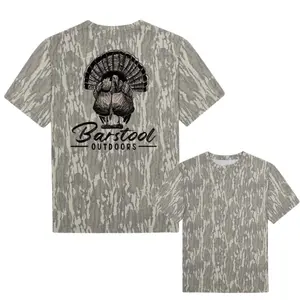 Barstool Outdoors Turkey Pocket Tee, Style Camo 3D T Shirt, 3D Camo T Shirt, Hunting T Shirt, Gift For Him or Her
