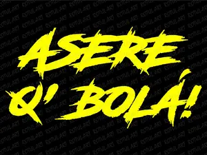 Asere Q Bola-Vinyl Sticker