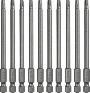 10 count T25 Torx  Bit Sets, 4Length   Torx Bits Set (10, T25-4inL)
