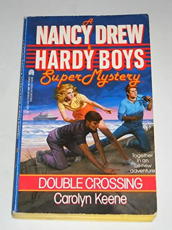 USED Book - Double Crossing (Nancy Drew & Hardy Boys Super Mystery #1) by Carolyn Keene (Paperback) - english