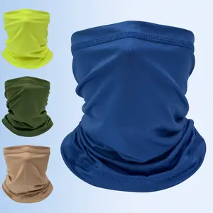 New summer sun protection, quick-drying outdoor cycling face mask, dustproof ice silk integrated tactical neck gaiter.