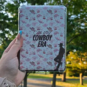 Cowboy Era Kindle Case Insert with Pink Hats