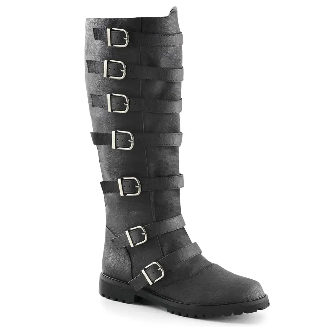 Funtasma Gotham-110 Men's Knee High Boot Black Vegan Leather