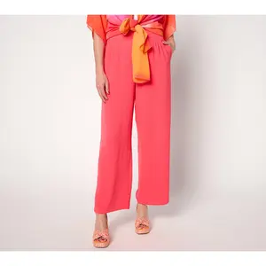 nicole by Nicole Miller High-Waisted Crepe Pant