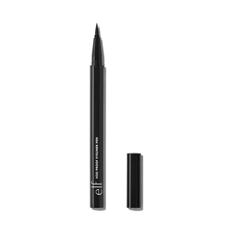 e.l.f. H2O Proof Waterproof Eyeliner Pen - Precision Felt Tip, Intense Pigment Quick-Dry, Smudge-Resistant Matte Finish, Cat Eye Wing, 2 Shades e.l.f. H2O Proof Waterproof Eyeliner Pen - Precision Felt Tip, Intense Pigment Quick-Dry, Smudge-Resistant Matte Finish, Cat Eye Wing, 2 Shades