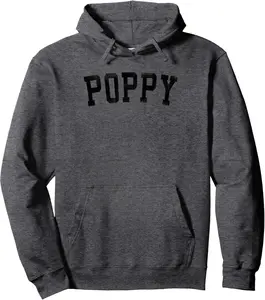 Poppy - Classic Bold Font Birthday Poppy Pullover Hoodie