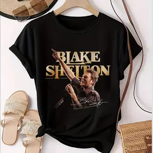  Black Shelton Shirt, Blake Shelton 2025 Fan Gift, Blake Shelton Tour