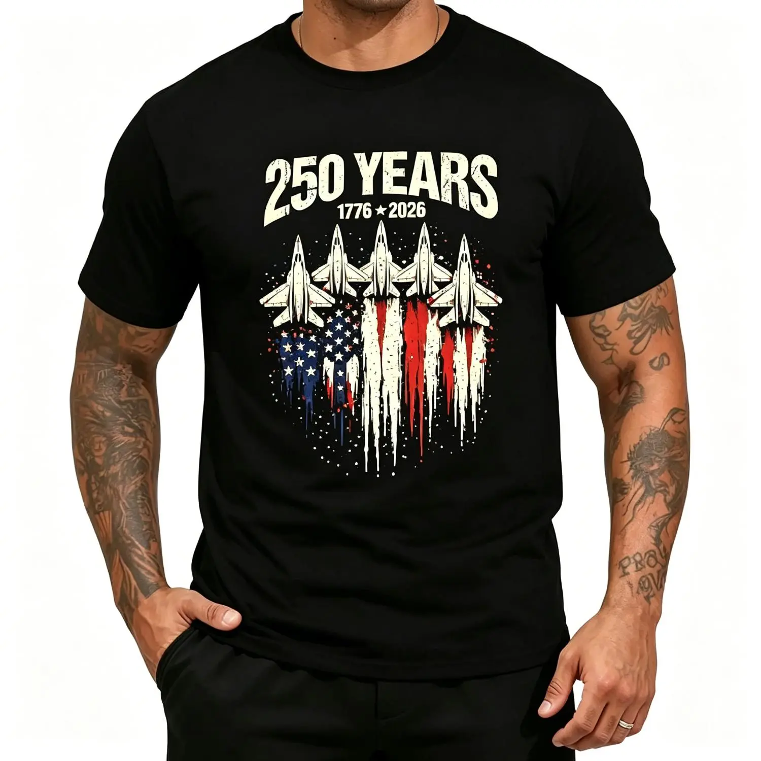 Men Women Vintage American Flag Cotton T-Shirt Retro USA Independence Day Patriotic Short Sleeve Tee For Casual