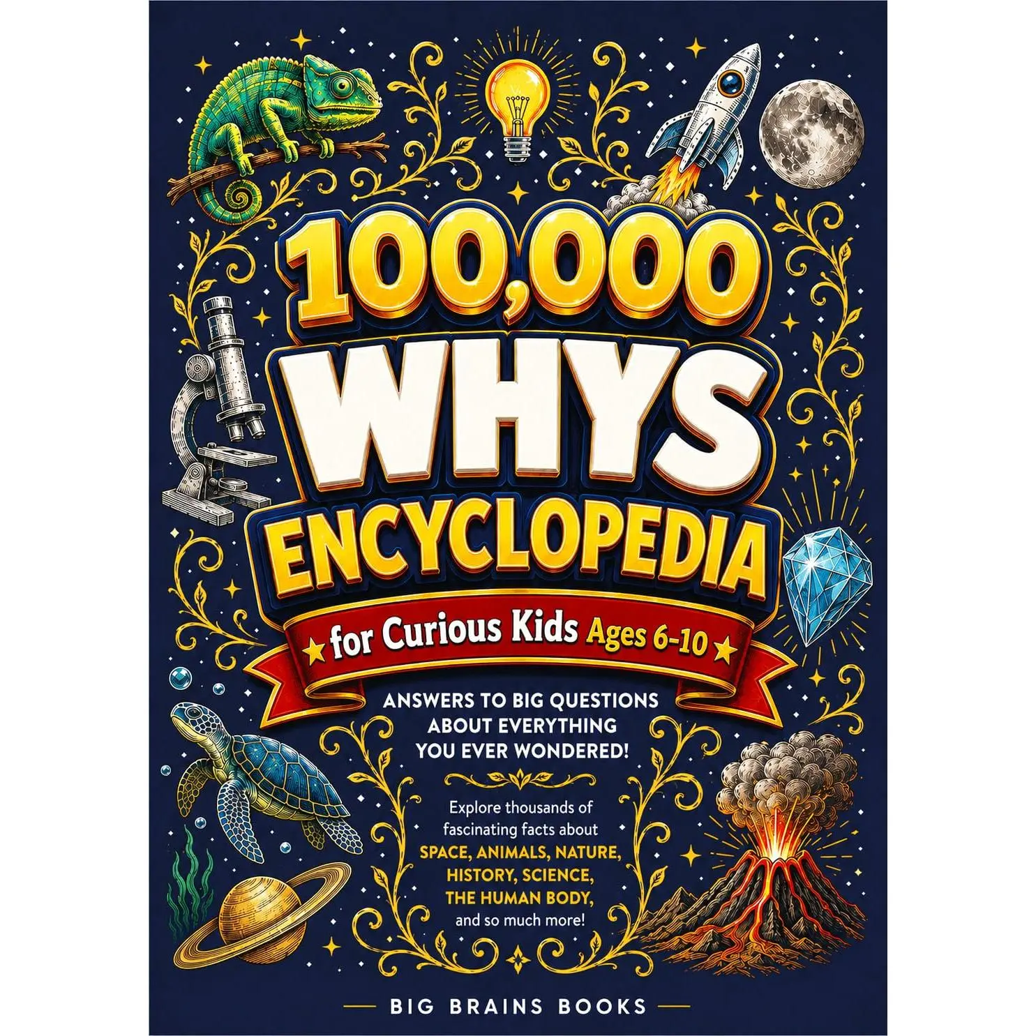 100000 Interesting Facts Encyclopedia for Young Readers, Full Color Picture Kids Book Learning All Fields of Natural & World Knowledge