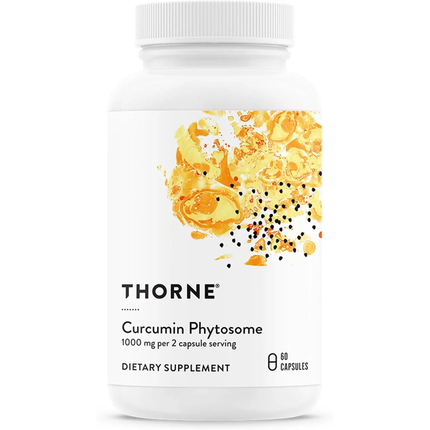 THORNE Curcumin Phytosome, 1000mg Curcumin Supplement, Supports Joint Stiffness, Muscle Soreness & a Healthy Inflammatory Response*, Clinically Studied, NSF Contents Certified