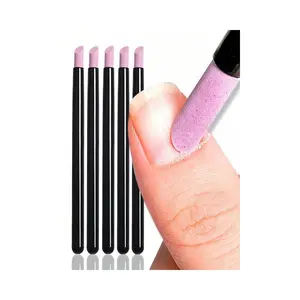 5pcs Manicure Carving Polishing Pen Set 45 Degree Dead Skin Cuticle Remover Nail Buffer and File Nail Tools for Natural Gel and Press On Nails Back to School Manicure Pedicure Kit Nail Care Kit