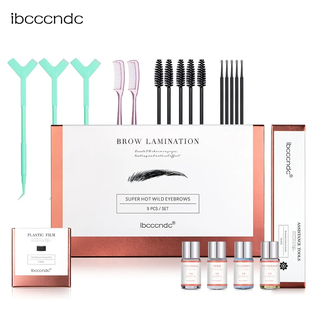 Brow Lamination Kit Eyebrow Styling Kit Makeup Tools Set At Home DIY Professional Instant Eyebrow Lift For Fuller Brows Safe & Effective Can Last 45-60 Days
