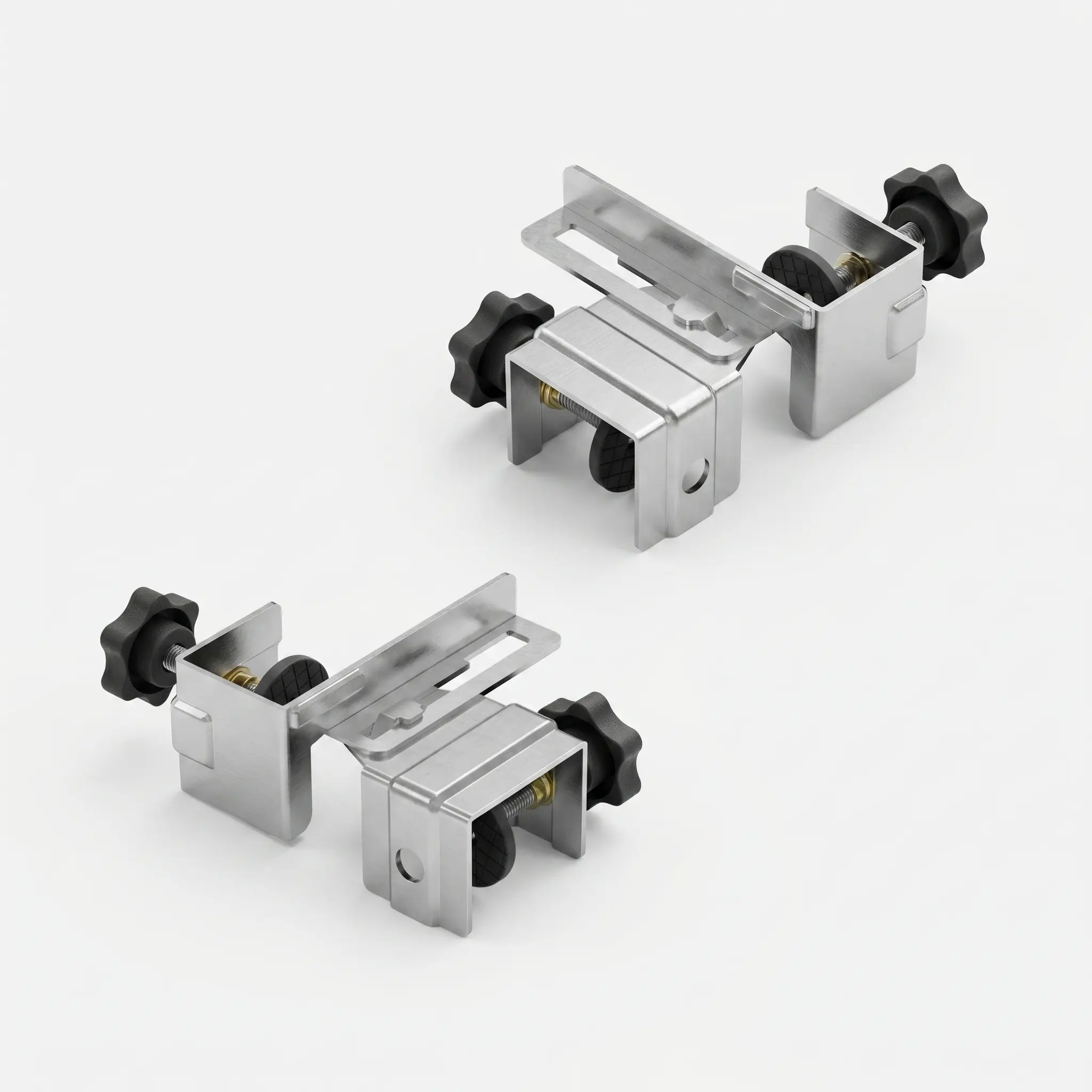 2PCS New Drawer Front Installation Clamps， Adjustable Cabinet Drawer Mounting Hardware Clamps For Home Bedroom Woodworking Tools, Living Room Drawer Panel Installation