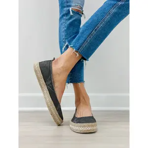 Blowfish Malibu Benita Espadrille Sneaker in Charcoal