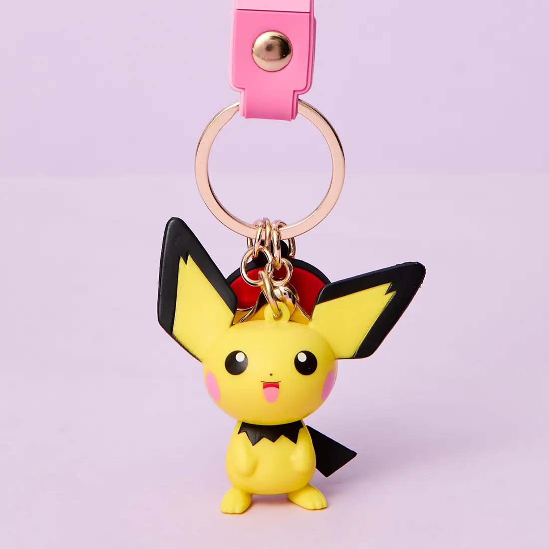 MINISO x Pokémon Pikachu Cute Keychain Charm - Fashion Accessory, Character Bag Pendant for Backpacks, Keys & Gifts, Back To School