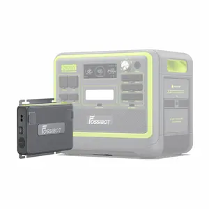 FOSSIBOT FAC580 DC to DC adapter F2400 Compatible with multiple Charger 12V with MPPT for Solar & Alternator Input - Smart On-Board Battery Charger for RV, Marine, Car - Charge AGM