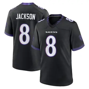 Unisex Football Raven Team Lamar Jackson New Collection 2026  Alternate Game Player Jersey - Black