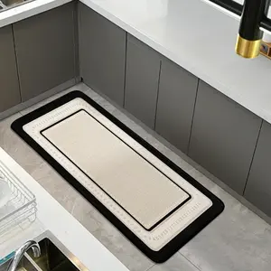 3D Mesh Kitchen Mat, Rectangular Design, Breathable Comfort Material, Ideal for Kitchen Dining Room Living Room Decor, Decorative Rug Mat