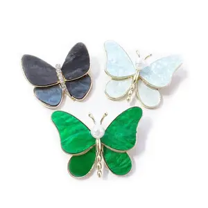 Elegant Butterfly Brooch Set – 3pcs Fashion Pins for Blazers, Dresses, or Scarves – Timeless & Classy Gift for Women