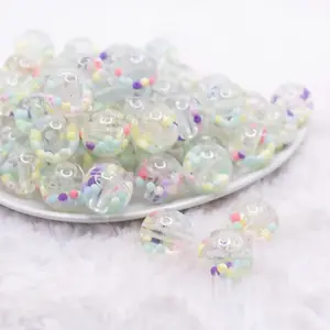 18mm Colorful Confetti Acrylic Water Beads