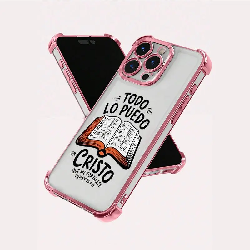 Shockproof Heavy Duty Phone Case for iPhone 17PROMAX 16 15 14 13 Cute Teddy Bear Clear Soft TPU Cover with Pink Reinforced Corners Bumper